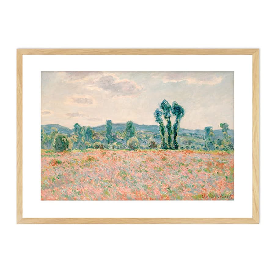 Poppy Field by Claude Monet
