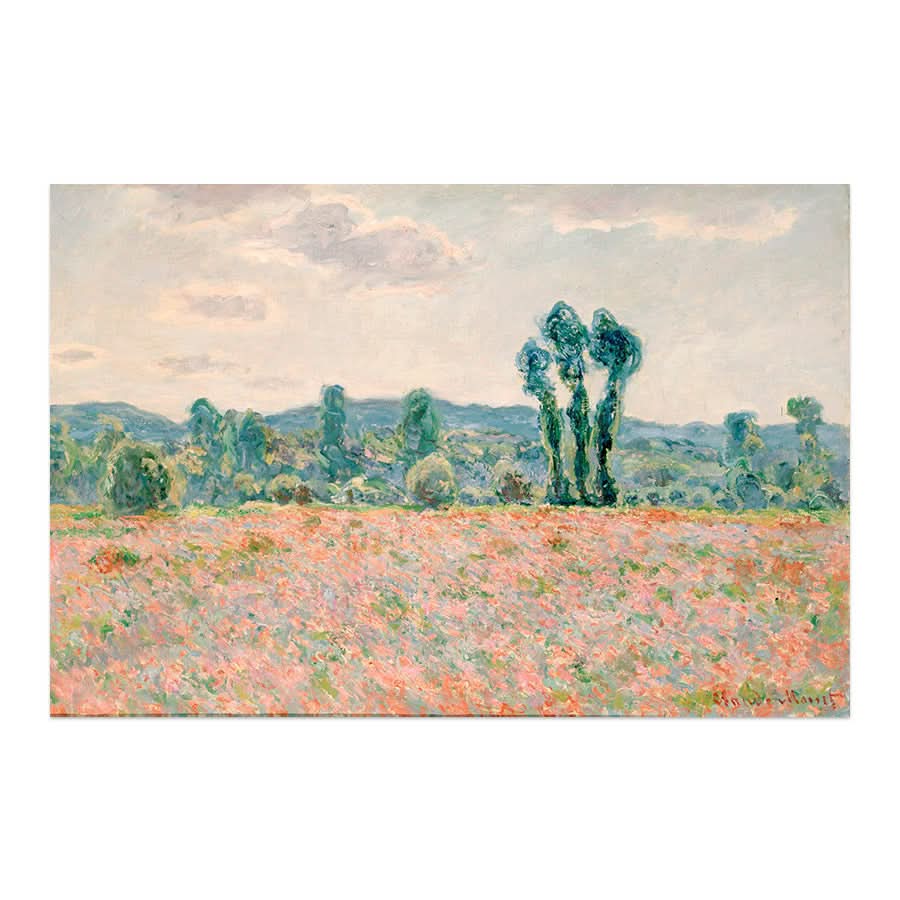 Poppy Field by Claude Monet