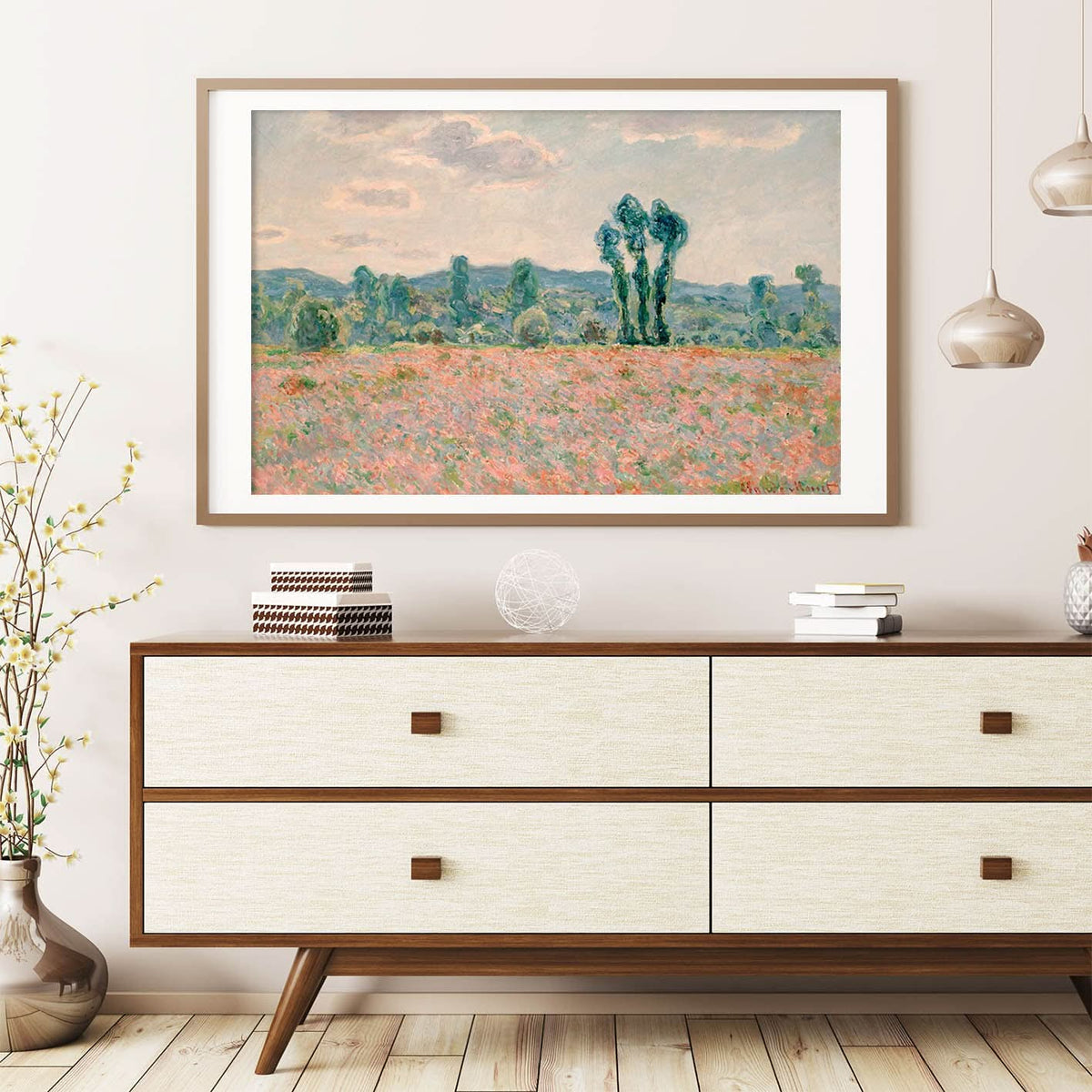Poppy Field by Claude Monet