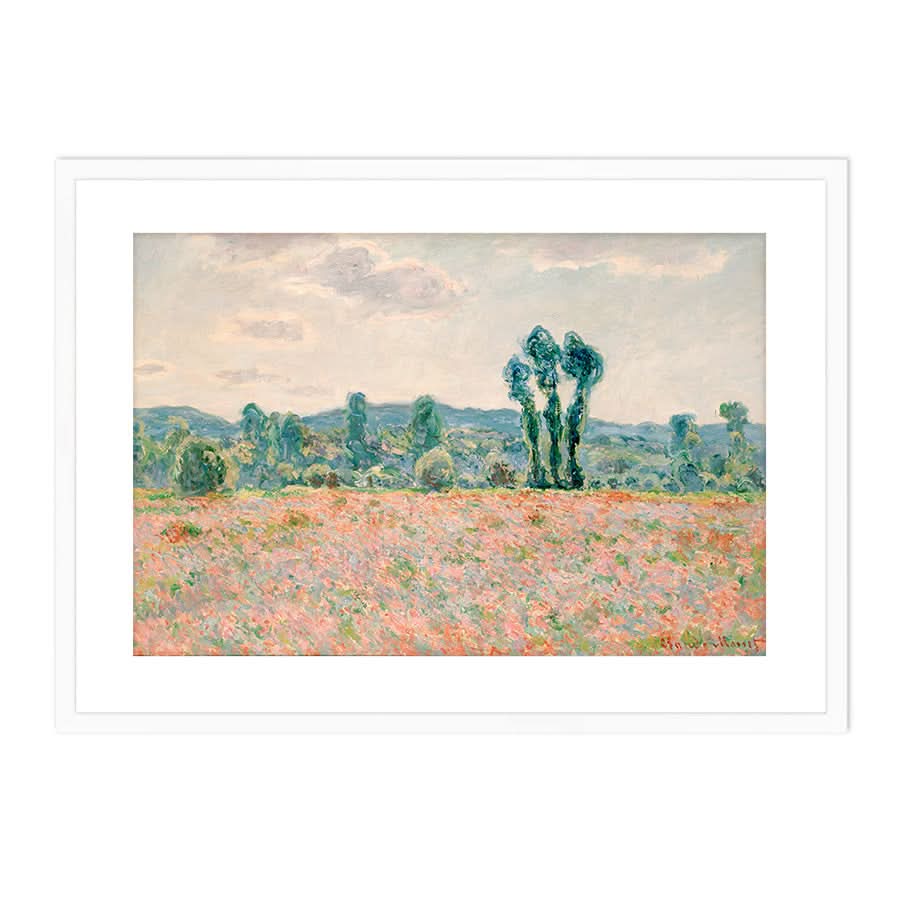 Poppy Field by Claude Monet
