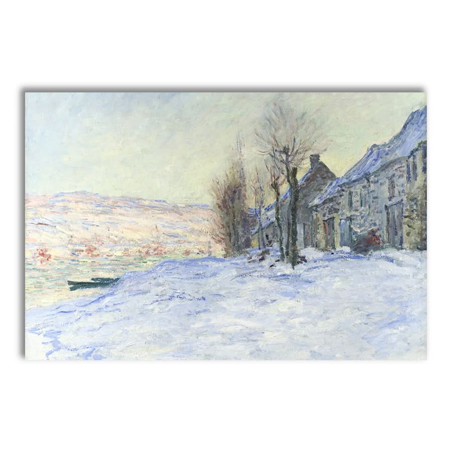 Winter Sun at Lavacourt by Claude Monet