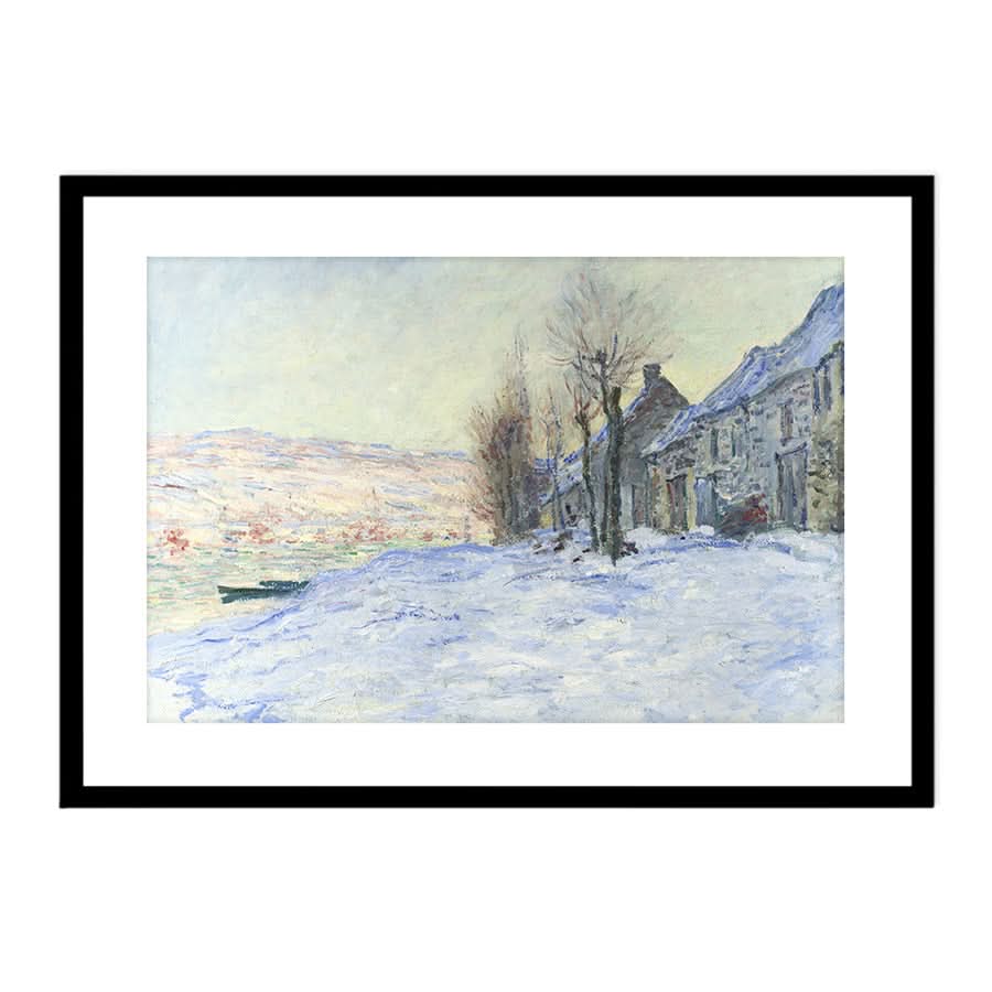 Winter Sun at Lavacourt by Claude Monet