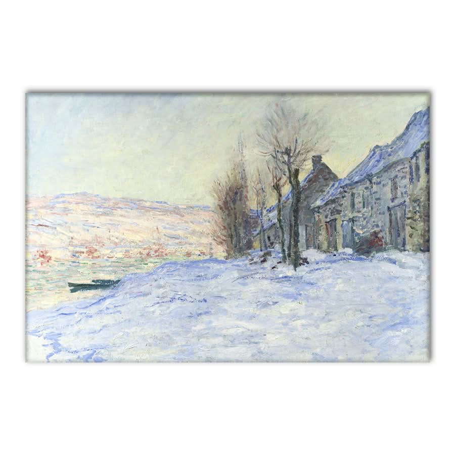 Winter Sun at Lavacourt by Claude Monet