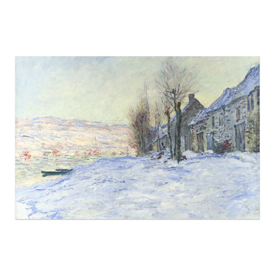 Winter Sun at Lavacourt by Claude Monet