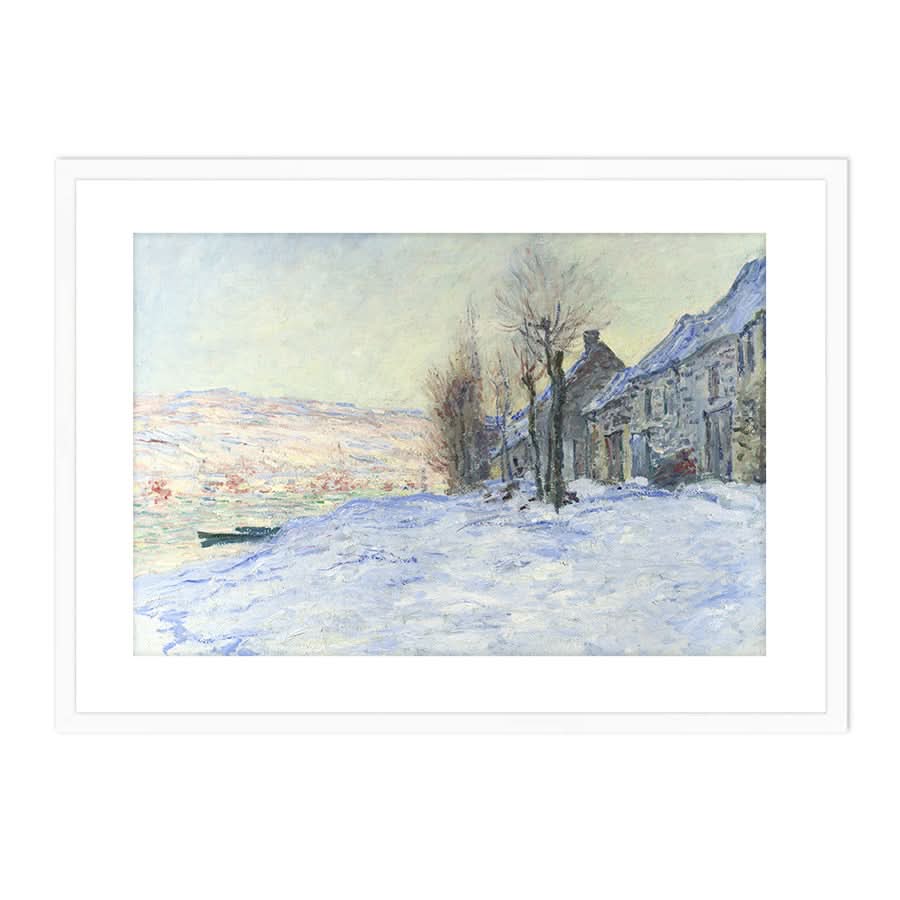 Winter Sun at Lavacourt by Claude Monet