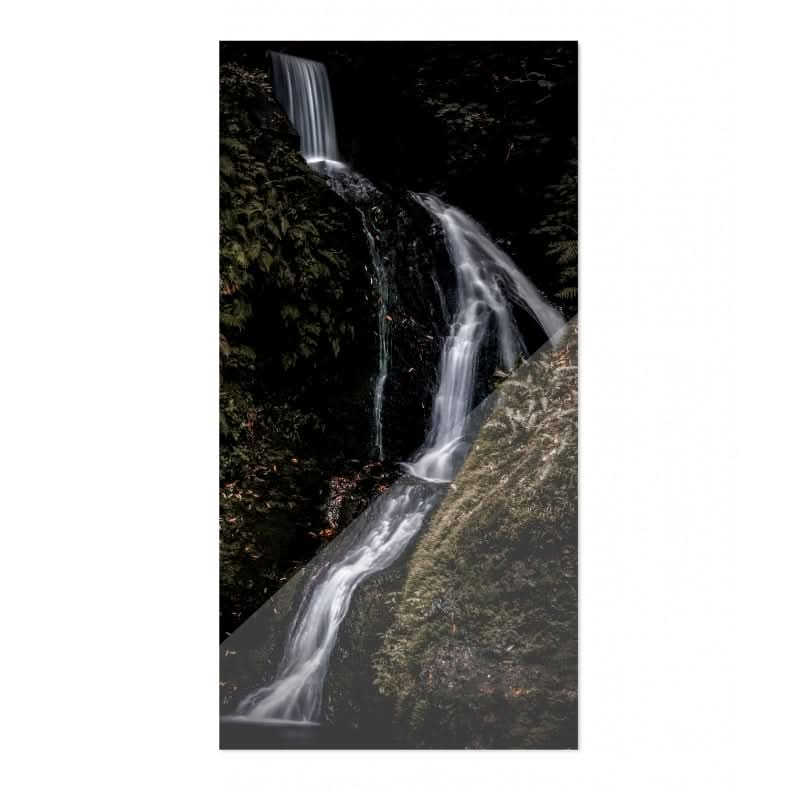 Muri Beach Waterfall by Troy Sinclair