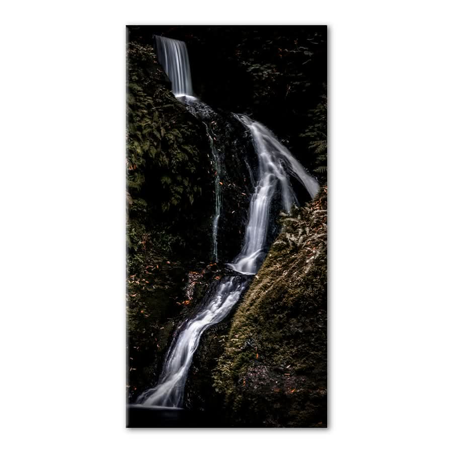 Muri Beach Waterfall by Troy Sinclair