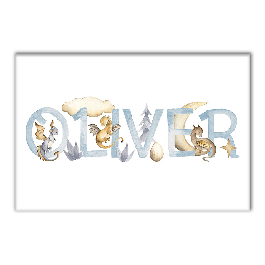 Name Prints - Dragons