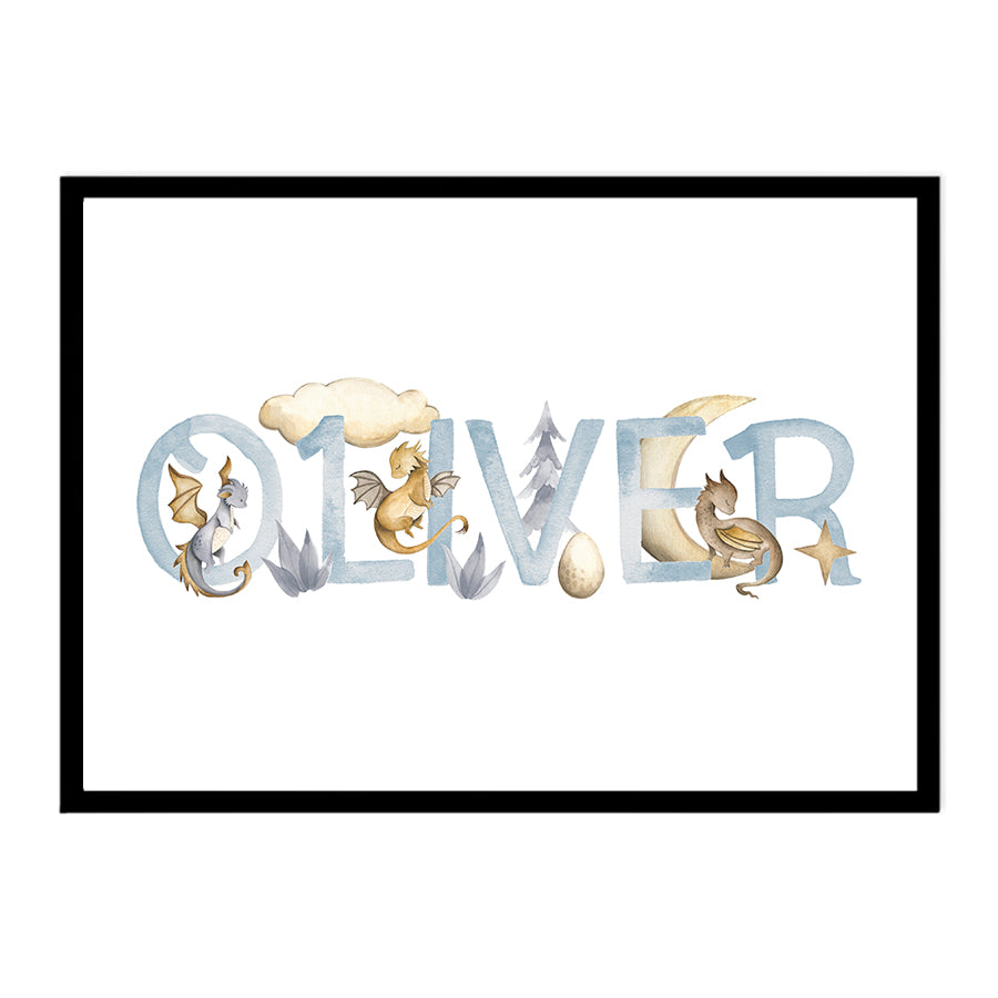 Name Prints - Dragons