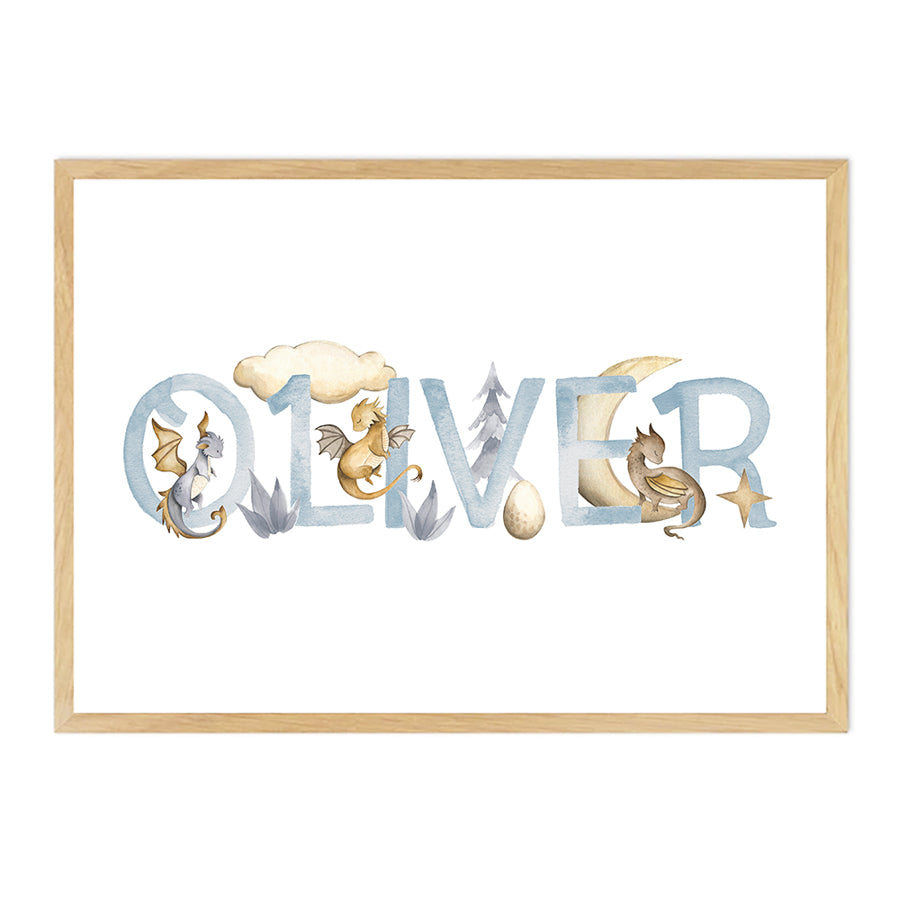 Name Prints - Dragons