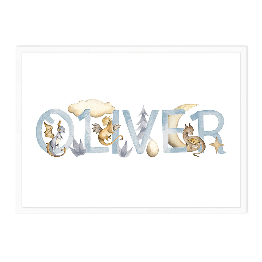 Name Prints - Dragons