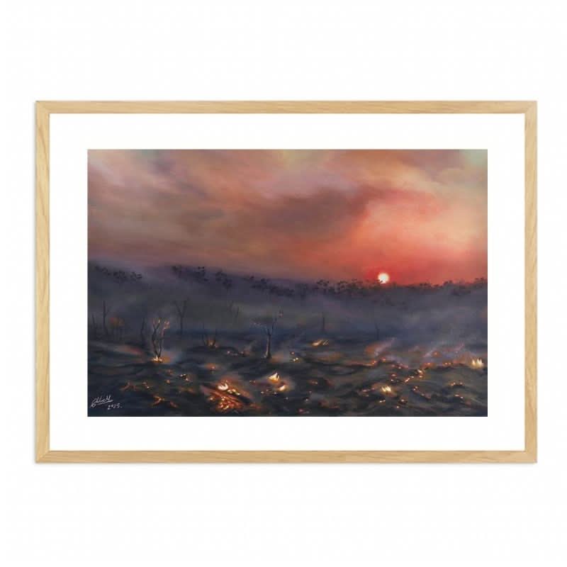 Sunset on Fire by Chloe Matthews
