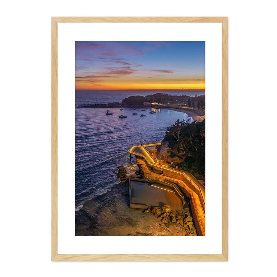 Dawn at Terrigal Boardwalk (Portrait) by TC Nguyen