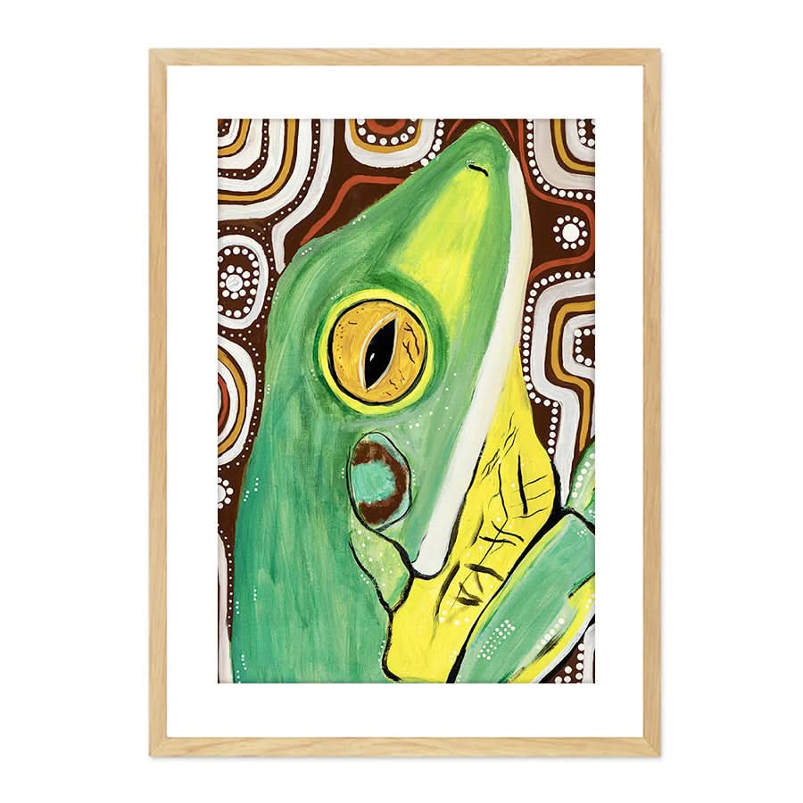 White Lip Frog by Kay Pauli