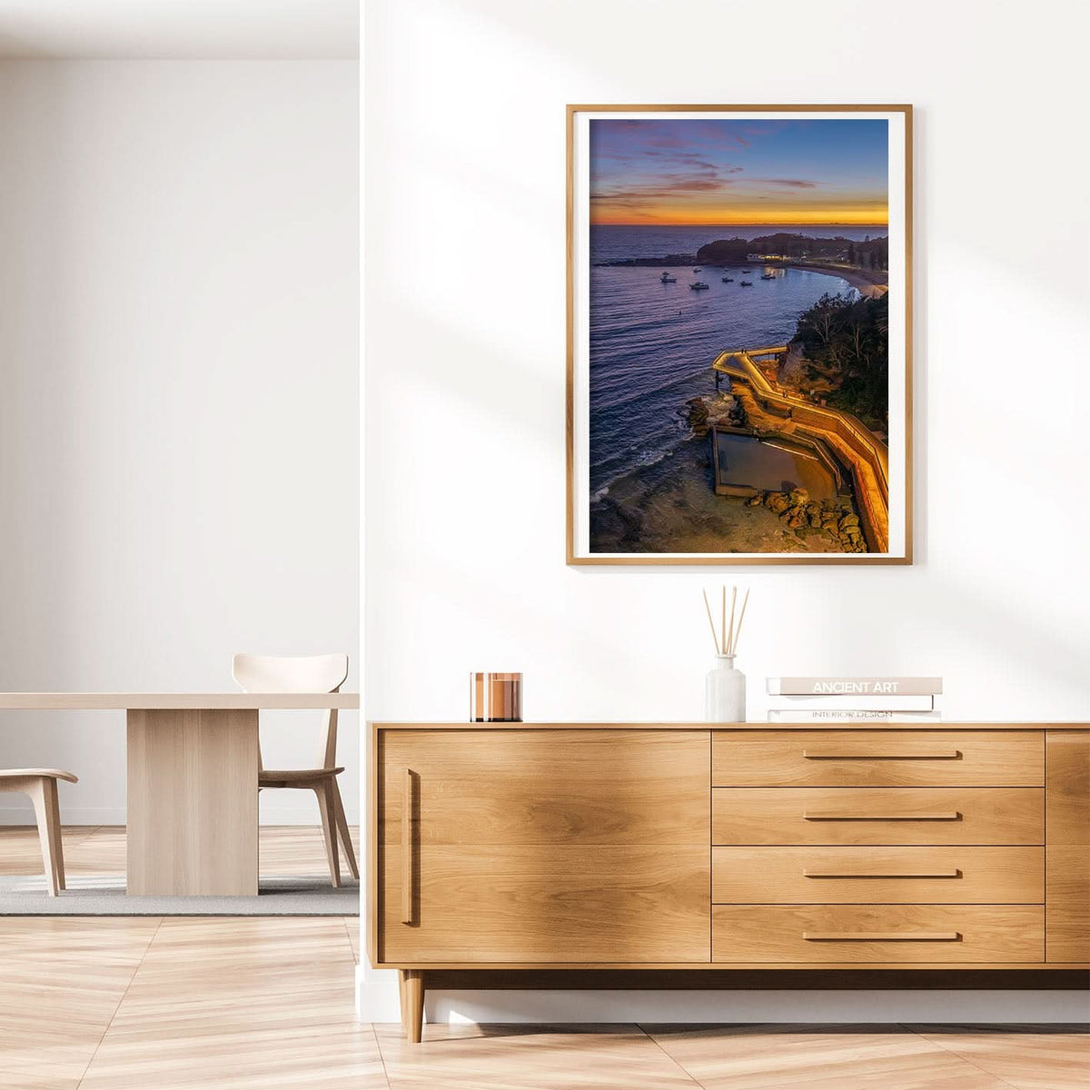 Dawn at Terrigal Boardwalk (Portrait) by TC Nguyen