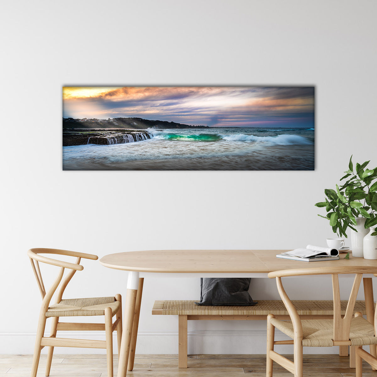 Norah Head Sunlit Wave by Andrew Smith
