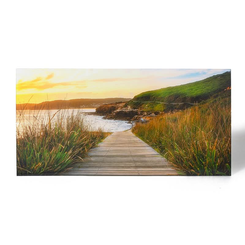 Buddi Coastal Track Sunset by Jason O'Brien (Acrylic Print)