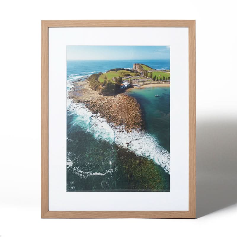 Skillion, Terrigal by Stu Elwin (Fine Art Print with Oak Frame)