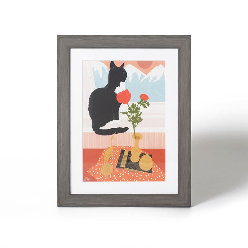 The Bell Jar by Seeta Roy (Fine Art Print with Grey Frame)