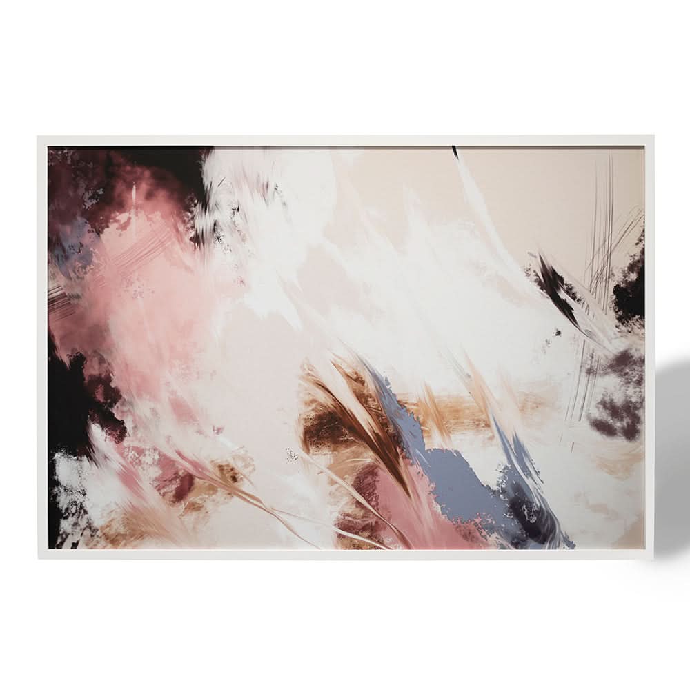 Splash Clouds by Studio Scandi (Canvas Print with White Box Frame)