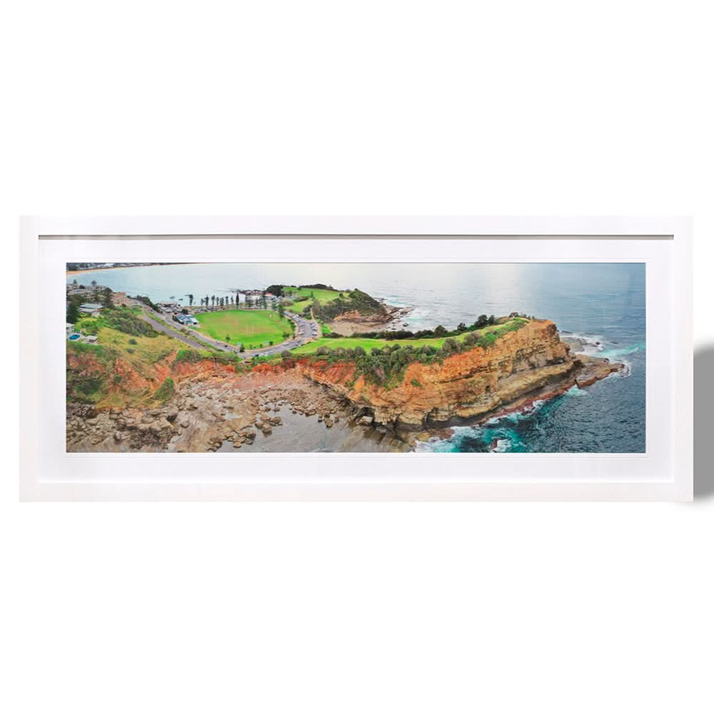 Terrigal Moods 3 by Beata Young (Fine Art Print with White Frame)