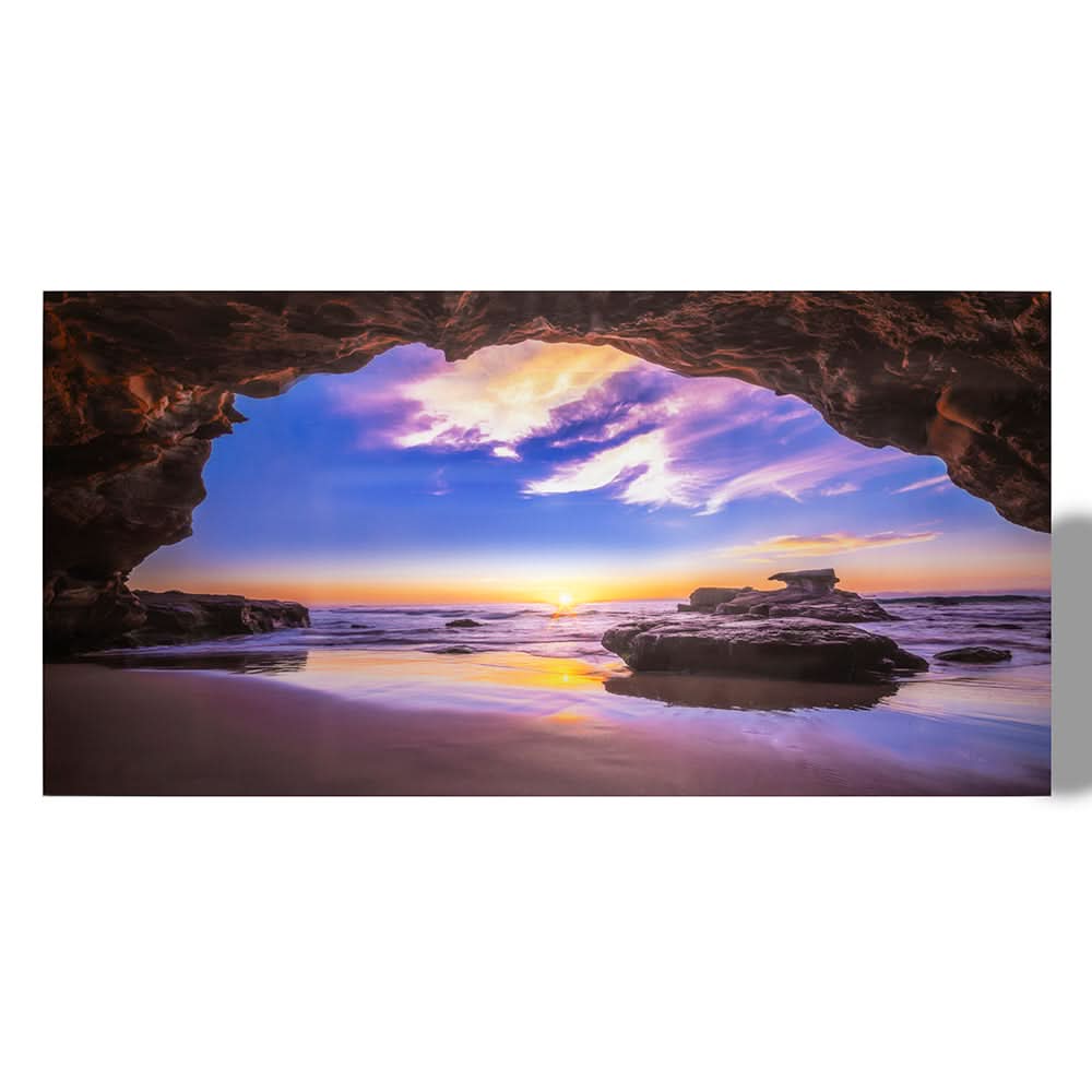 Caves Bech Sunrise by Cameron Cooke (Acrylic Print)