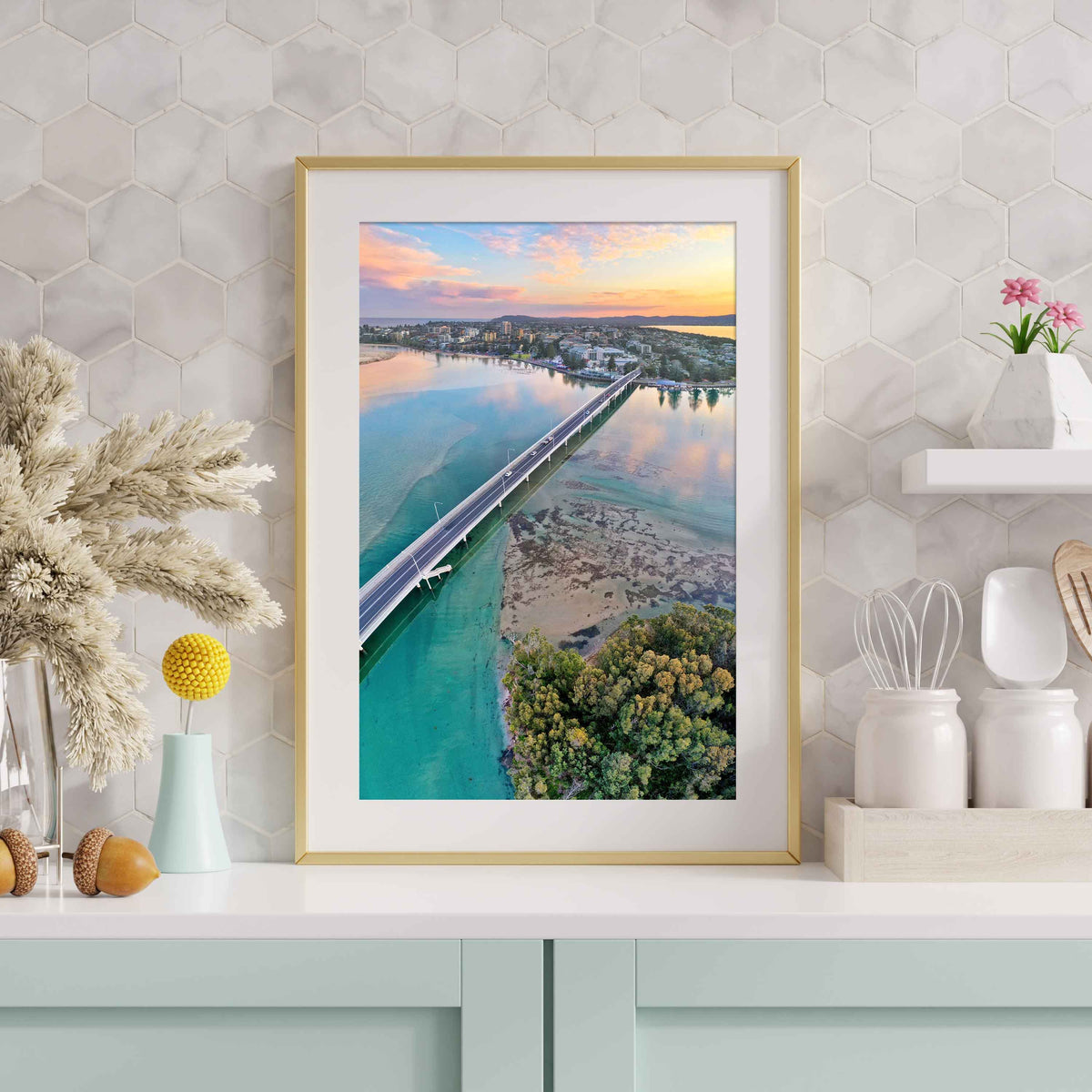 Sunset Moods at The Entrance by Beata Young