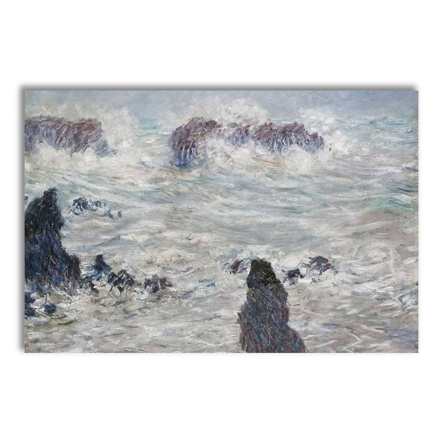 Storm off the Belle-Ile Coast by Claude Monet