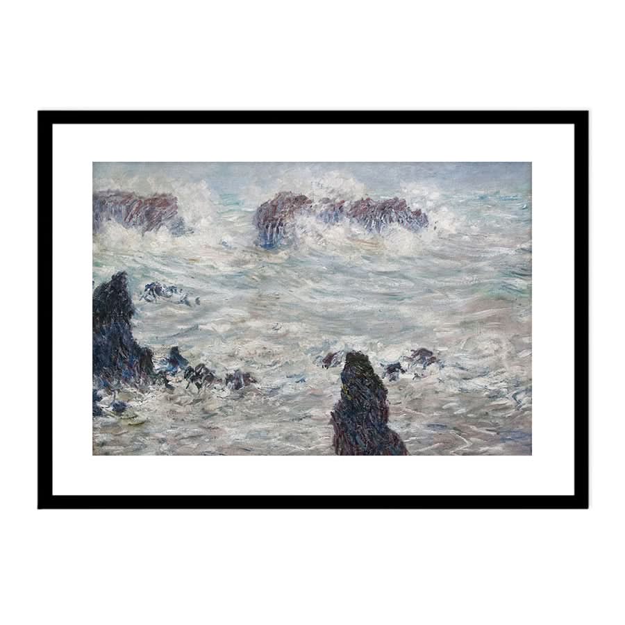 Storm off the Belle-Ile Coast by Claude Monet