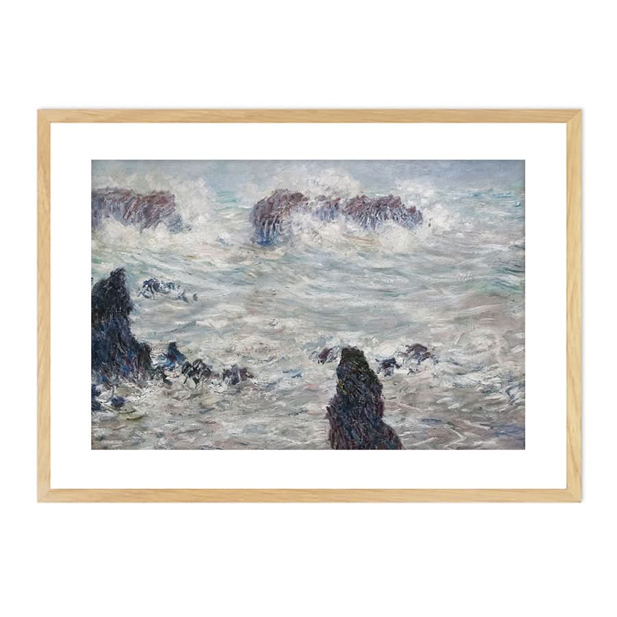 Storm off the Belle-Ile Coast by Claude Monet