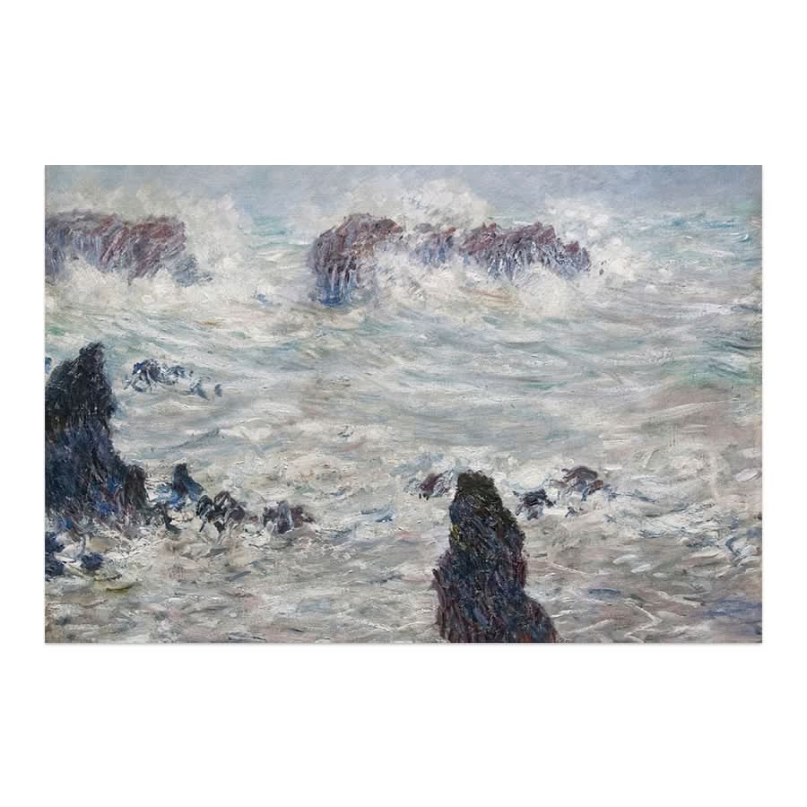 Storm off the Belle-Ile Coast by Claude Monet