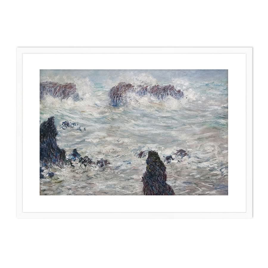 Storm off the Belle-Ile Coast by Claude Monet