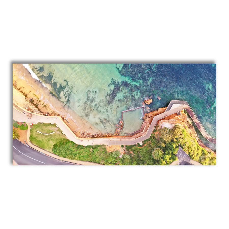 Terrigal Boardwalk from Above by Beata Young