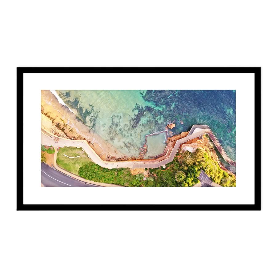 Terrigal Boardwalk from Above by Beata Young
