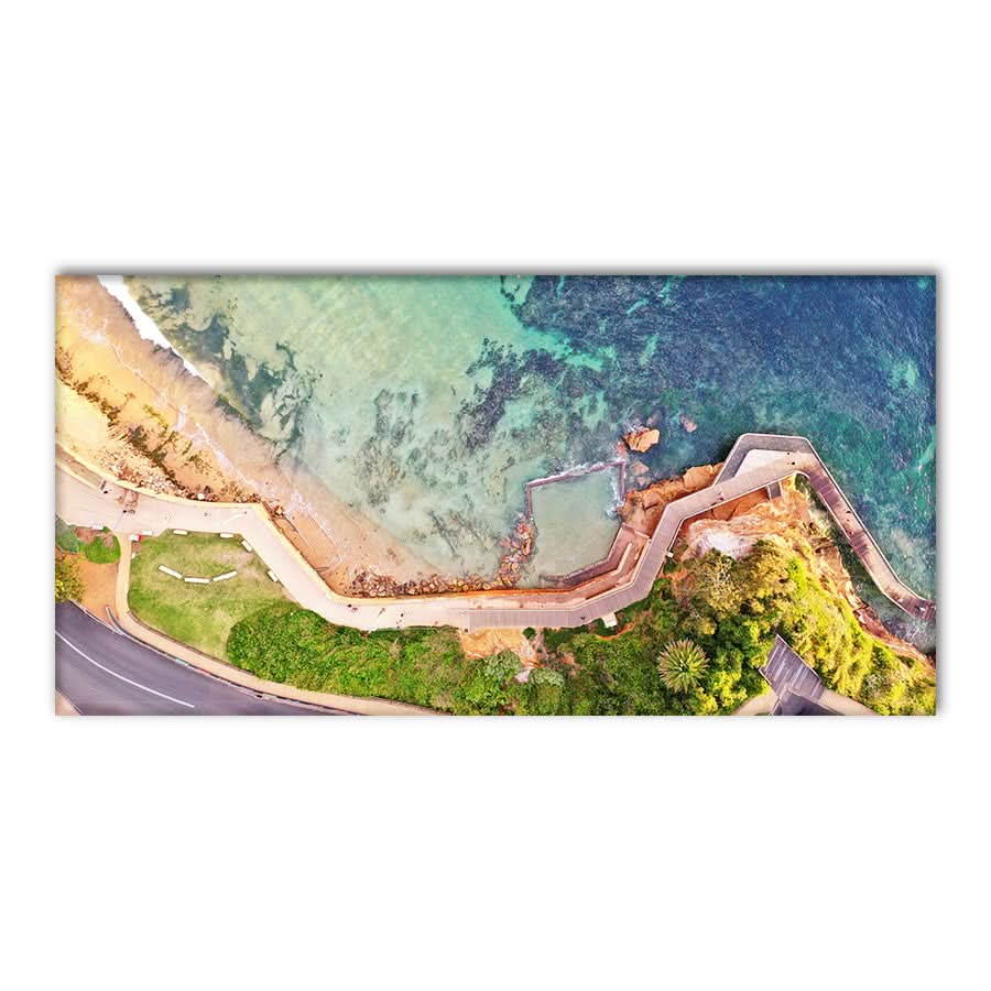 Terrigal Boardwalk from Above by Beata Young