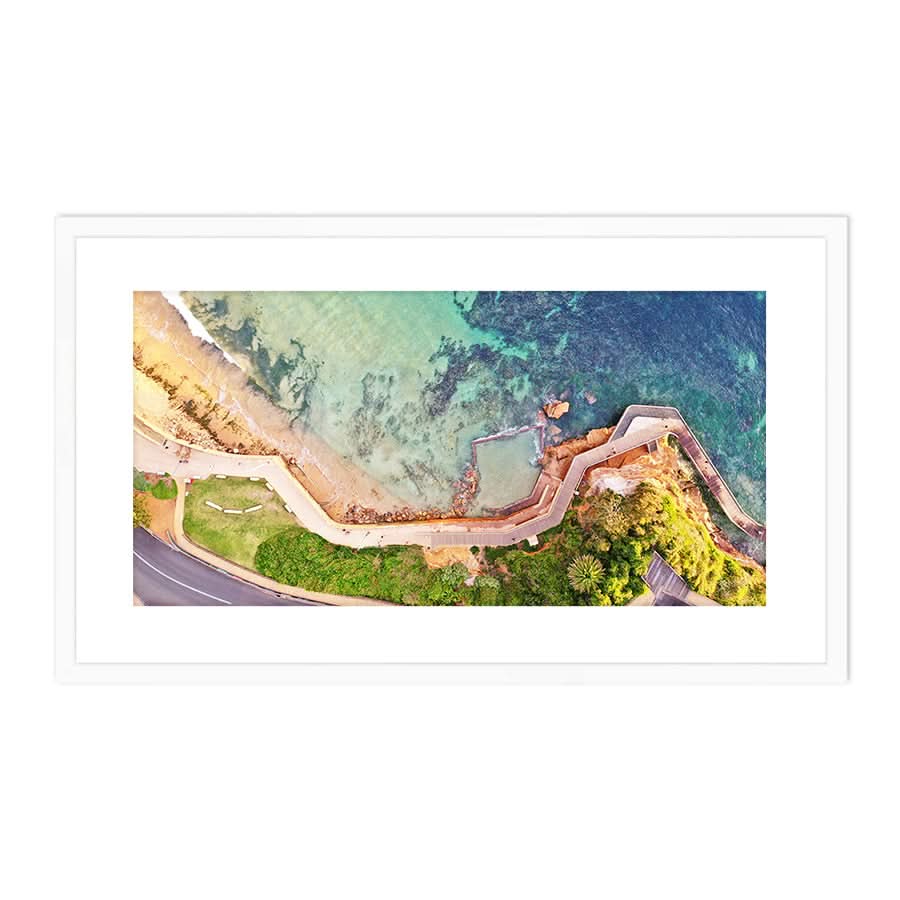 Terrigal Boardwalk from Above by Beata Young