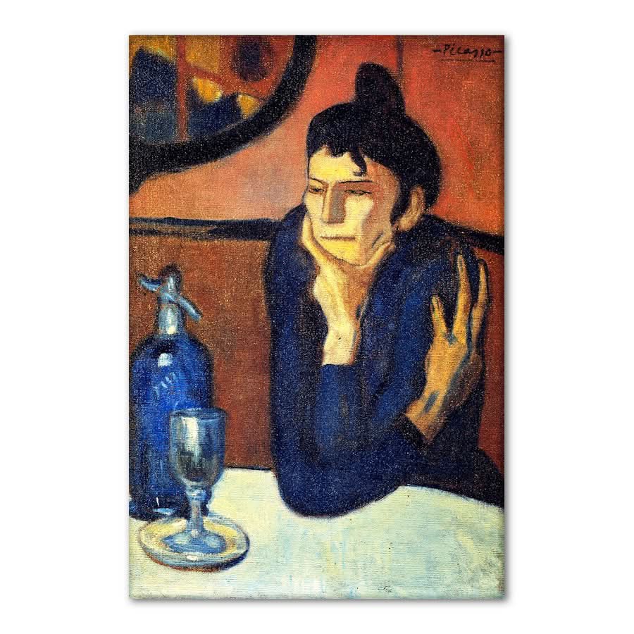 Absinthe Angel The Absinthe Drinker (1901) by Pablo Picasso