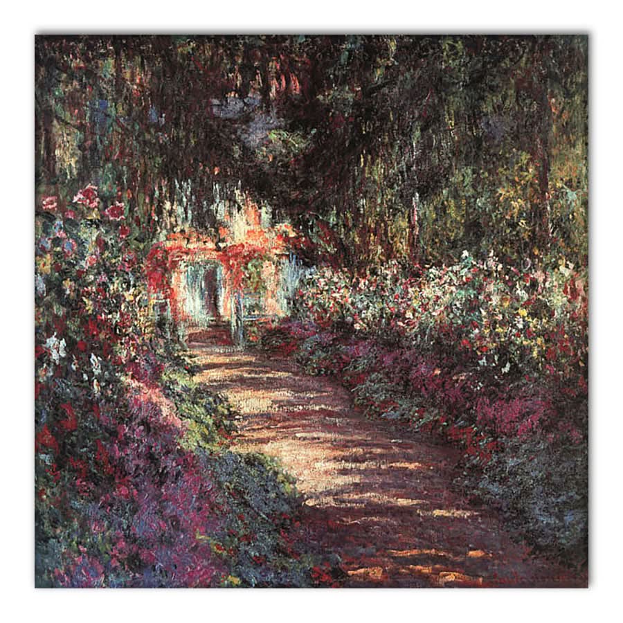 The Garden in Flower by Claude Monet