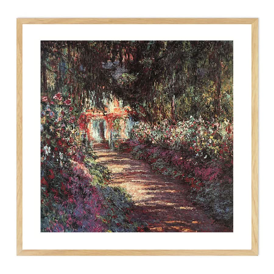 The Garden in Flower by Claude Monet