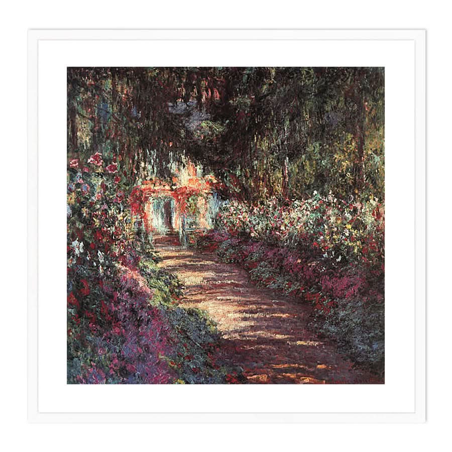 The Garden in Flower by Claude Monet