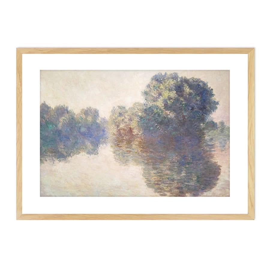 The Seine at Giverny by Claude Monet
