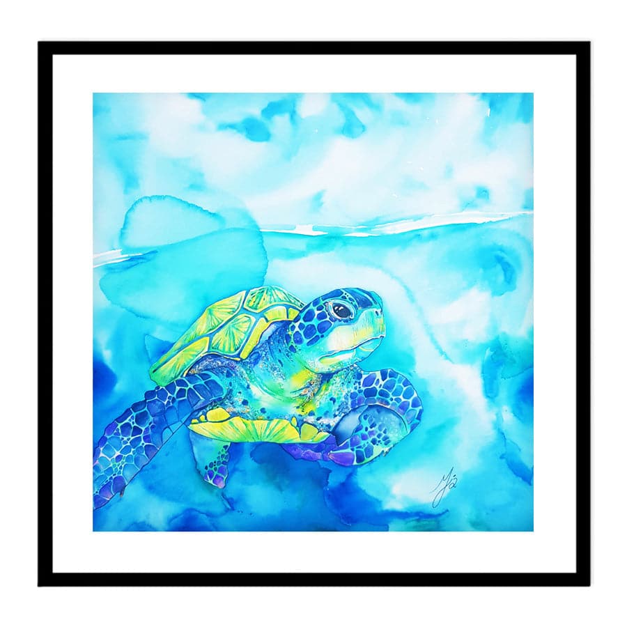Turquoise Turtle by Mia McLean