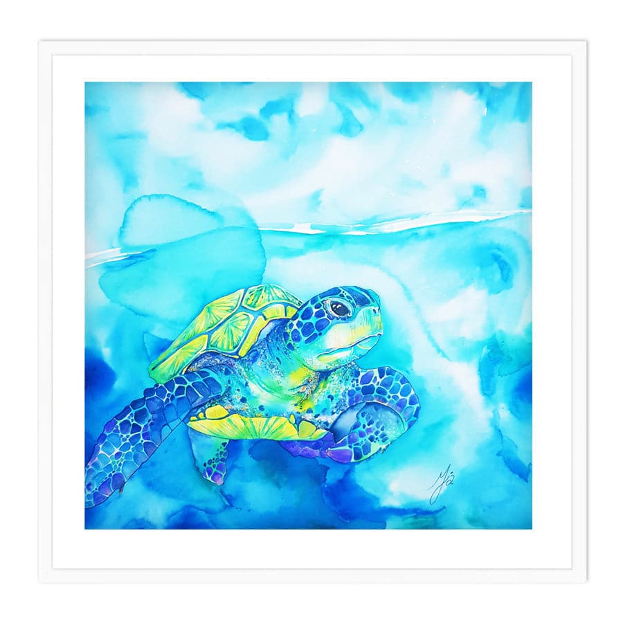 Turquoise Turtle by Mia McLean