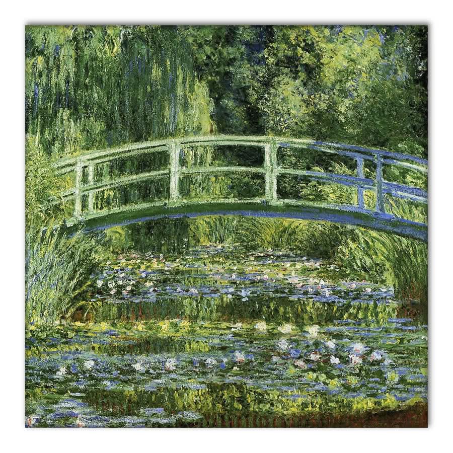 Waterlilies and Japanese Bridge, 1897 by Claude Monet