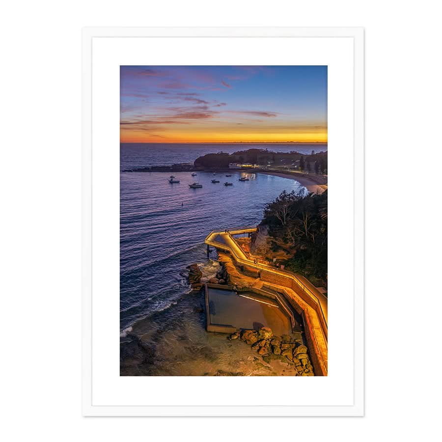 Dawn at Terrigal Boardwalk (Portrait) by TC Nguyen