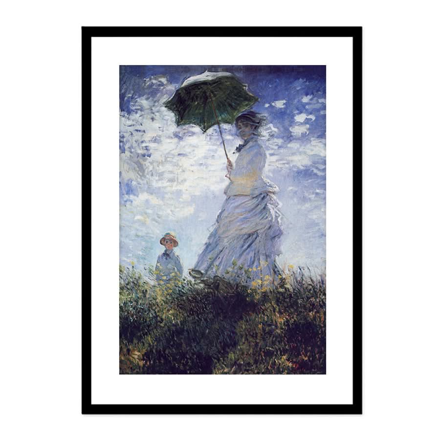 Women with Umbrella, 1875 by Claude Monet