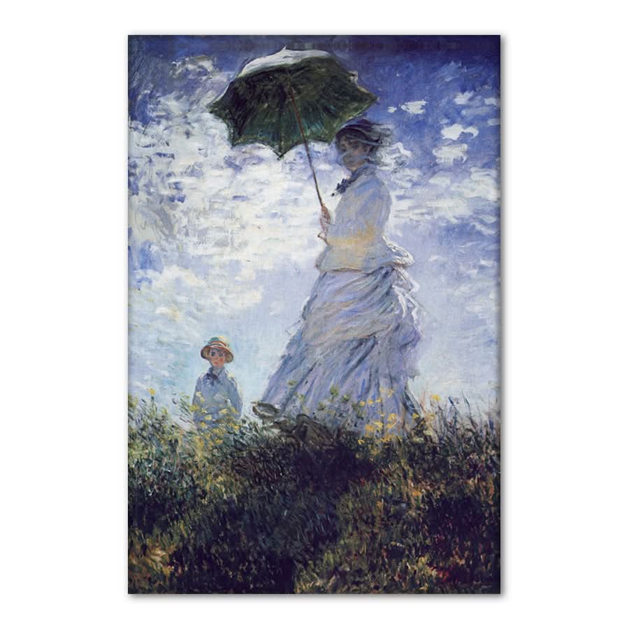 Women with Umbrella, 1875 by Claude Monet