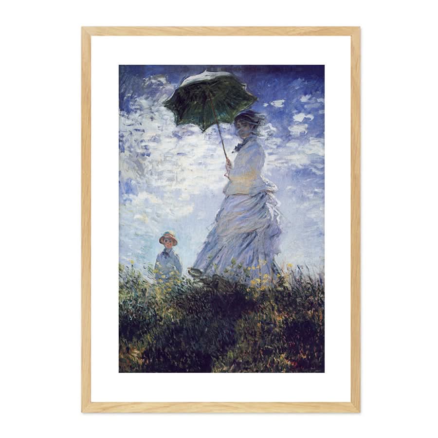 Women with Umbrella, 1875 by Claude Monet