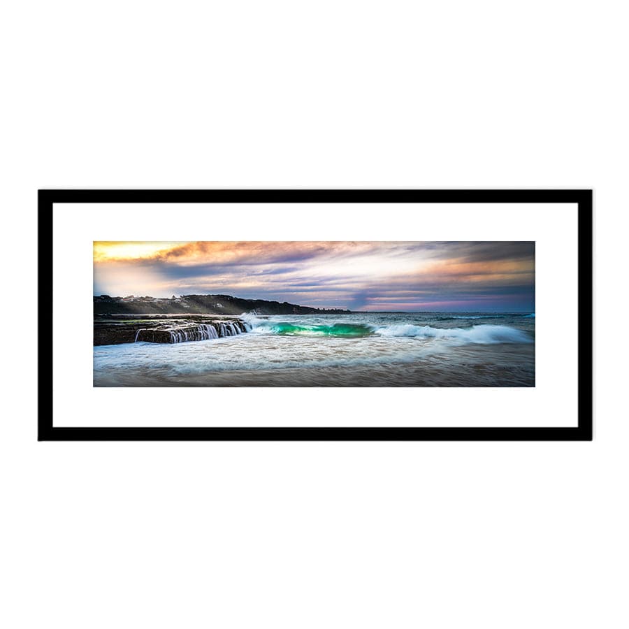 Norah Head Sunlit Wave by Andrew Smith