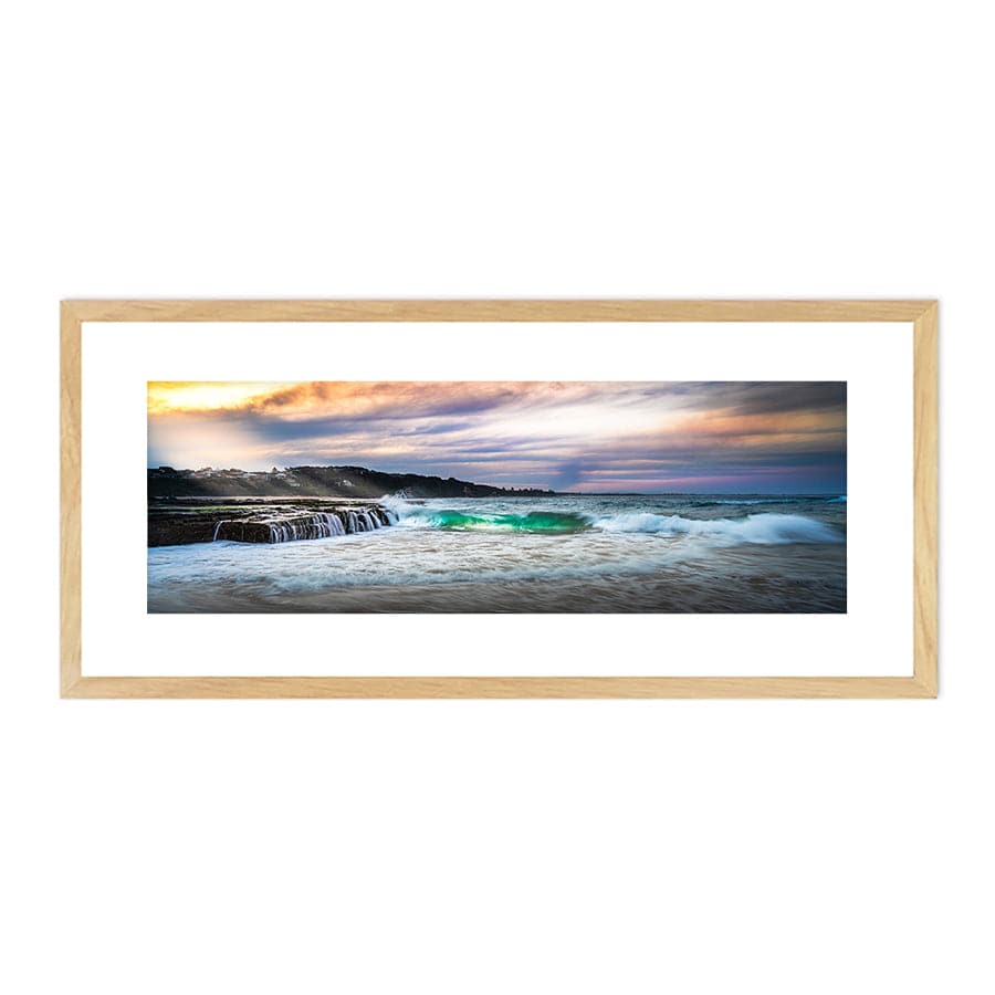Norah Head Sunlit Wave by Andrew Smith